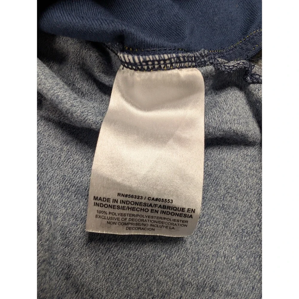 Michigan Wolverines‎ Jordan 1/4 Zip Pullover Mens XL Navy Blue Gray 34451X-MC1